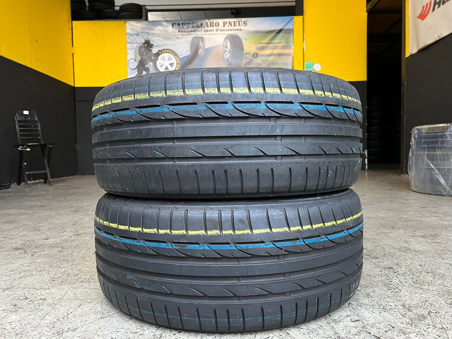 Usato: 2 Gomme 225/40R19 89Y Bridgestone Run Flat estive 85% residui