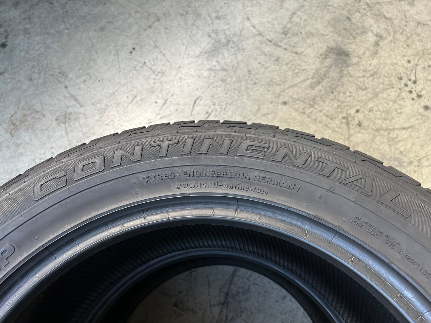 Usato: 2 Gomme 285/45R19 107W XL Continental estive 85% residui