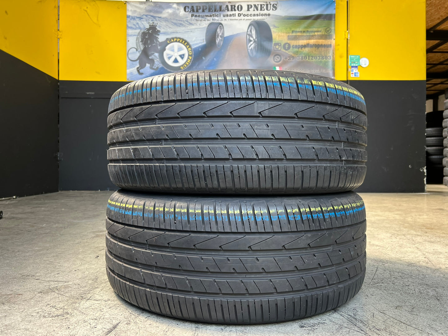 Usato: 2 Gomme 255/50R19 107Y XL Hankook estive 85% residui