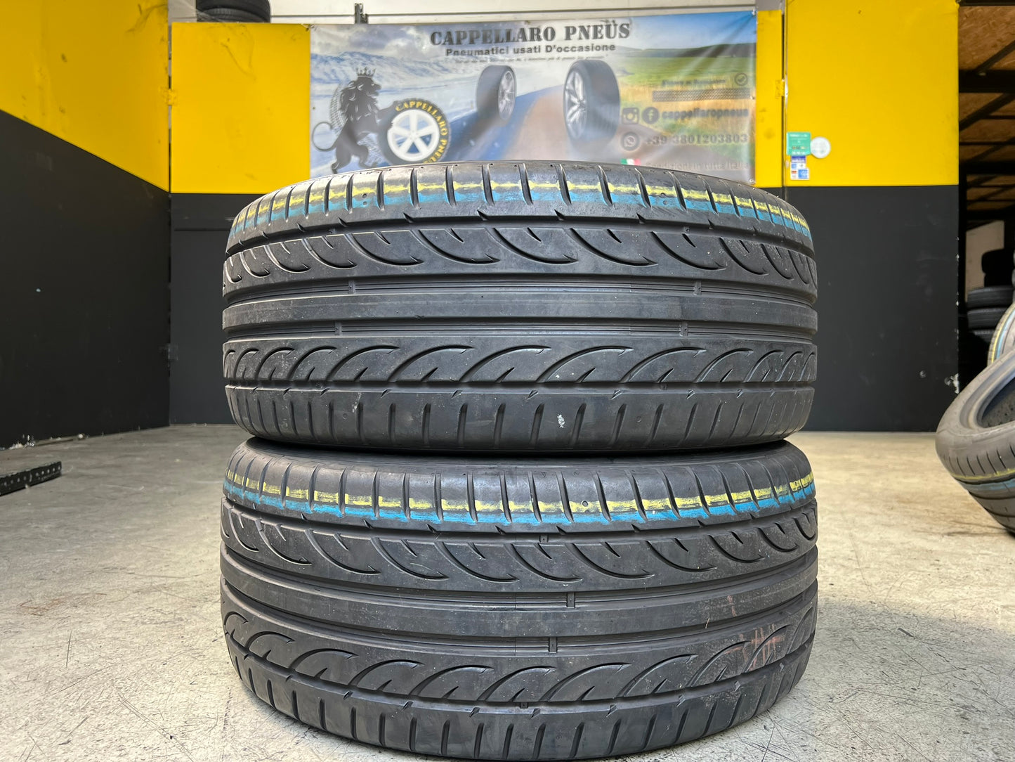 Usato: 2 Gomme 255/45R19 104Y XL Hankook estive 90% residui