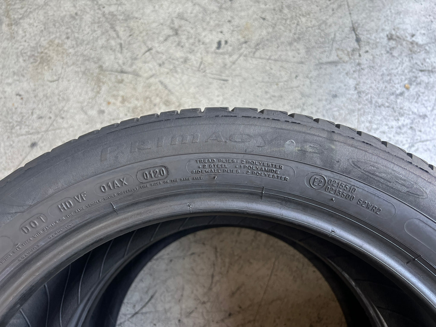 Usato: 2 Gomme 225/50R18 95W Michelin RFT estivo 90% residui