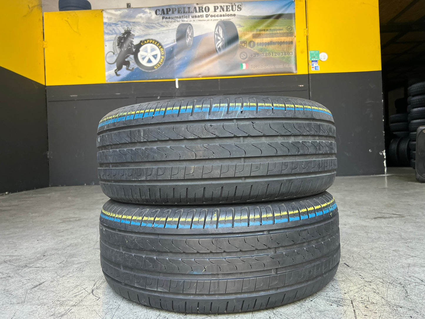 Usato: 2 Gomme 225/45R18 91W Pirelli estive 80% residui