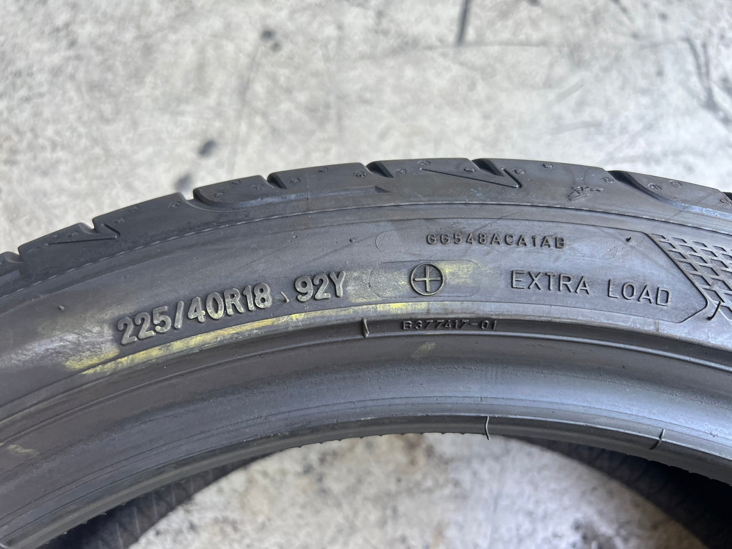 Usato: 4 Gomme 225/40R18 92Y XL Goodyear estive 85% residui