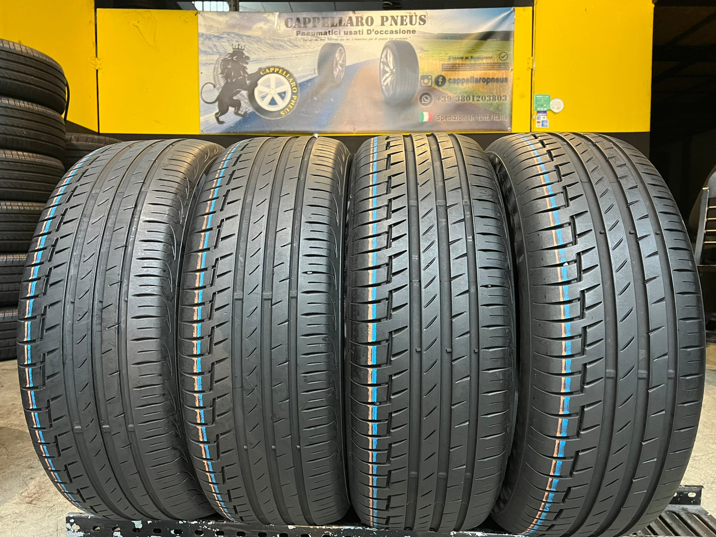 Usato: 4 Gomme 225/55R18 98H Contiental estive 80/95% residui