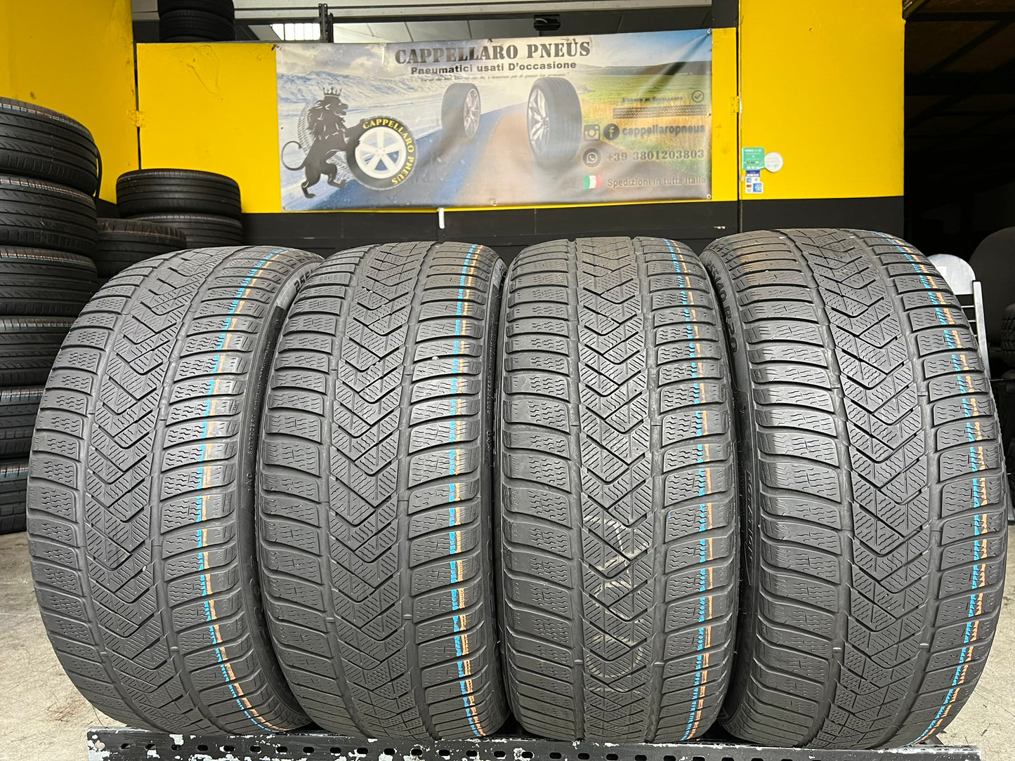 Usato: 4 Gomme 255/40R20 101W XL Pirelli inverno 80% residui