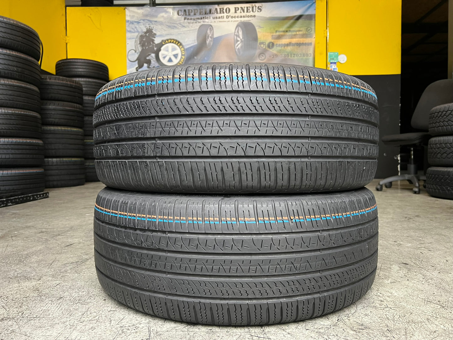 Usato: 2 Gomme 235/50R20 104W XL Pirelli 4 Stagioni 75% residui