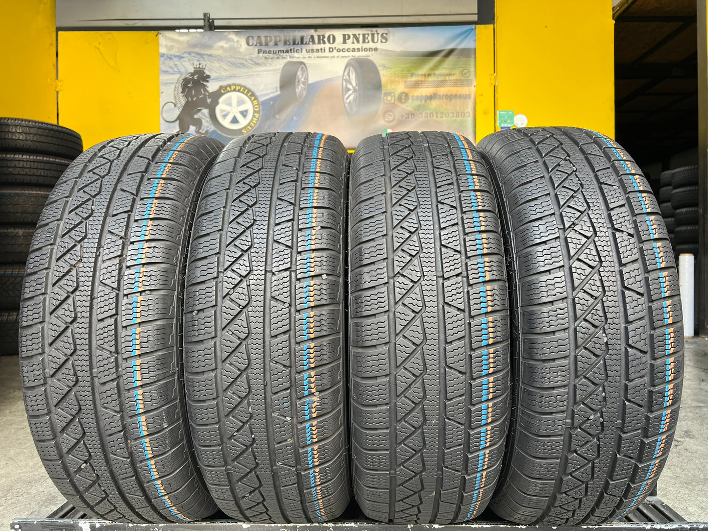 Usato: 4 Gomme 215/65R17 99H Petlas invernali 95% residui