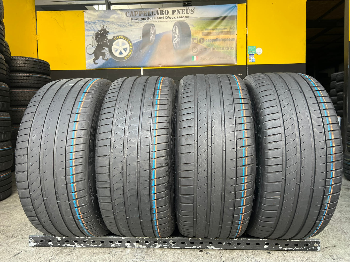 Usato: 4 Gomme 255/40R20 101W XL Michelin Pilot Sport EV T1 Acoustic estive 85% residui