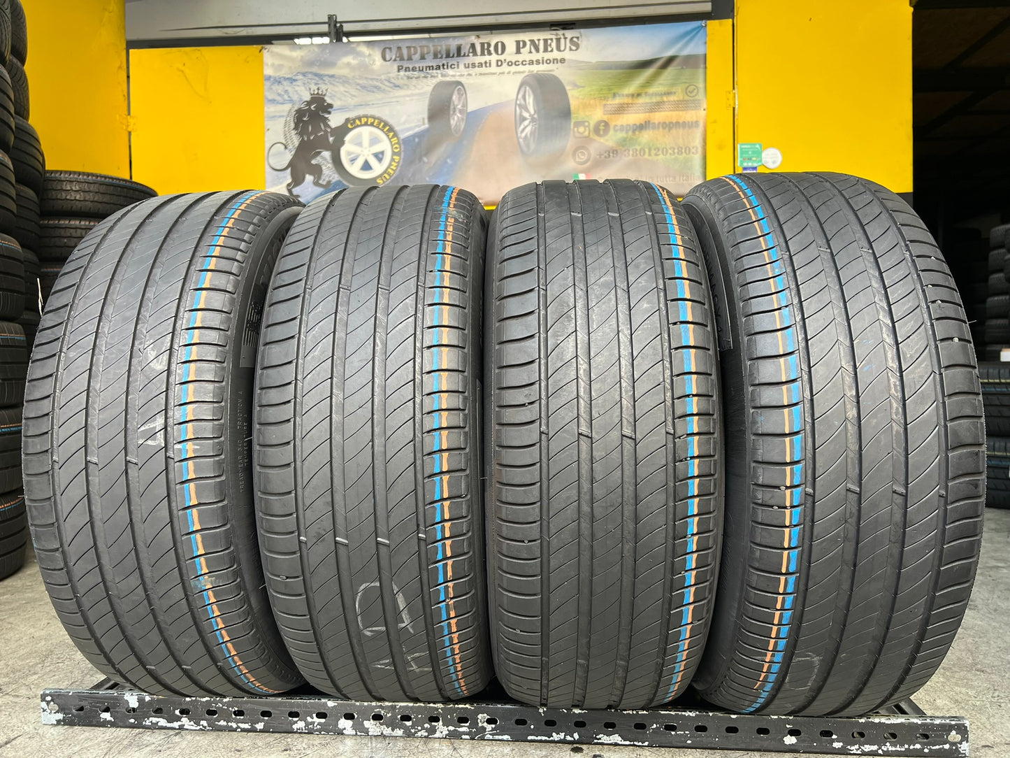 Usato: 4 Gomme 235/55R18 100V Michelin estive 85% residui