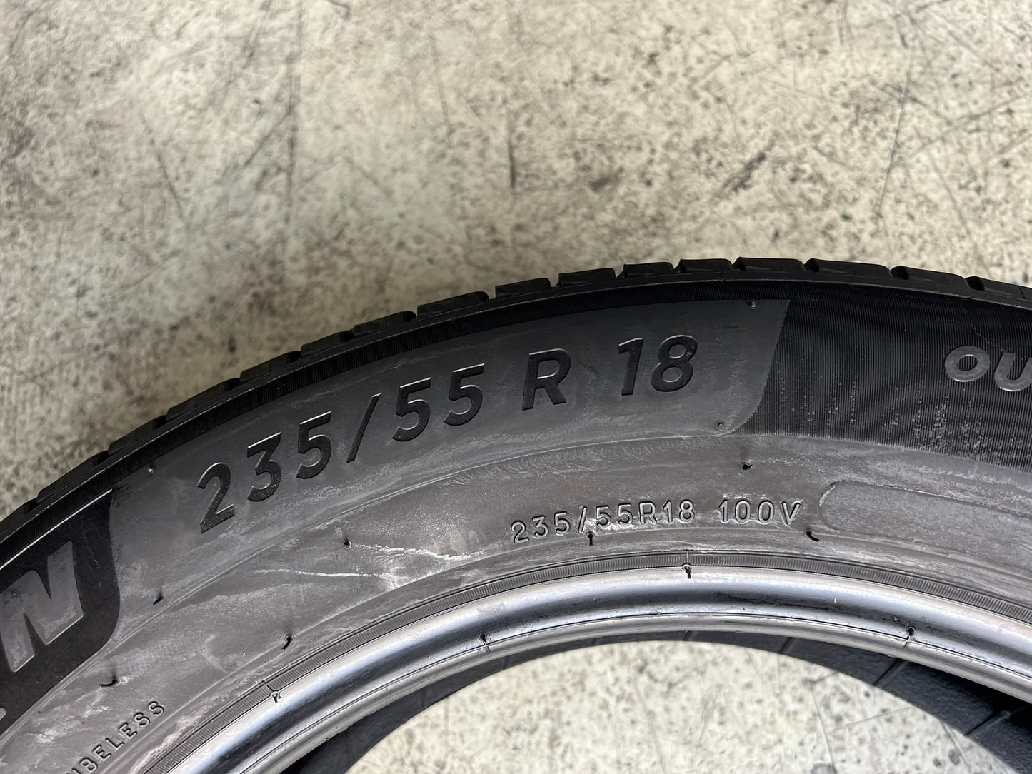 Usato: 4 Gomme 235/55R18 100V Michelin estive 85% residui