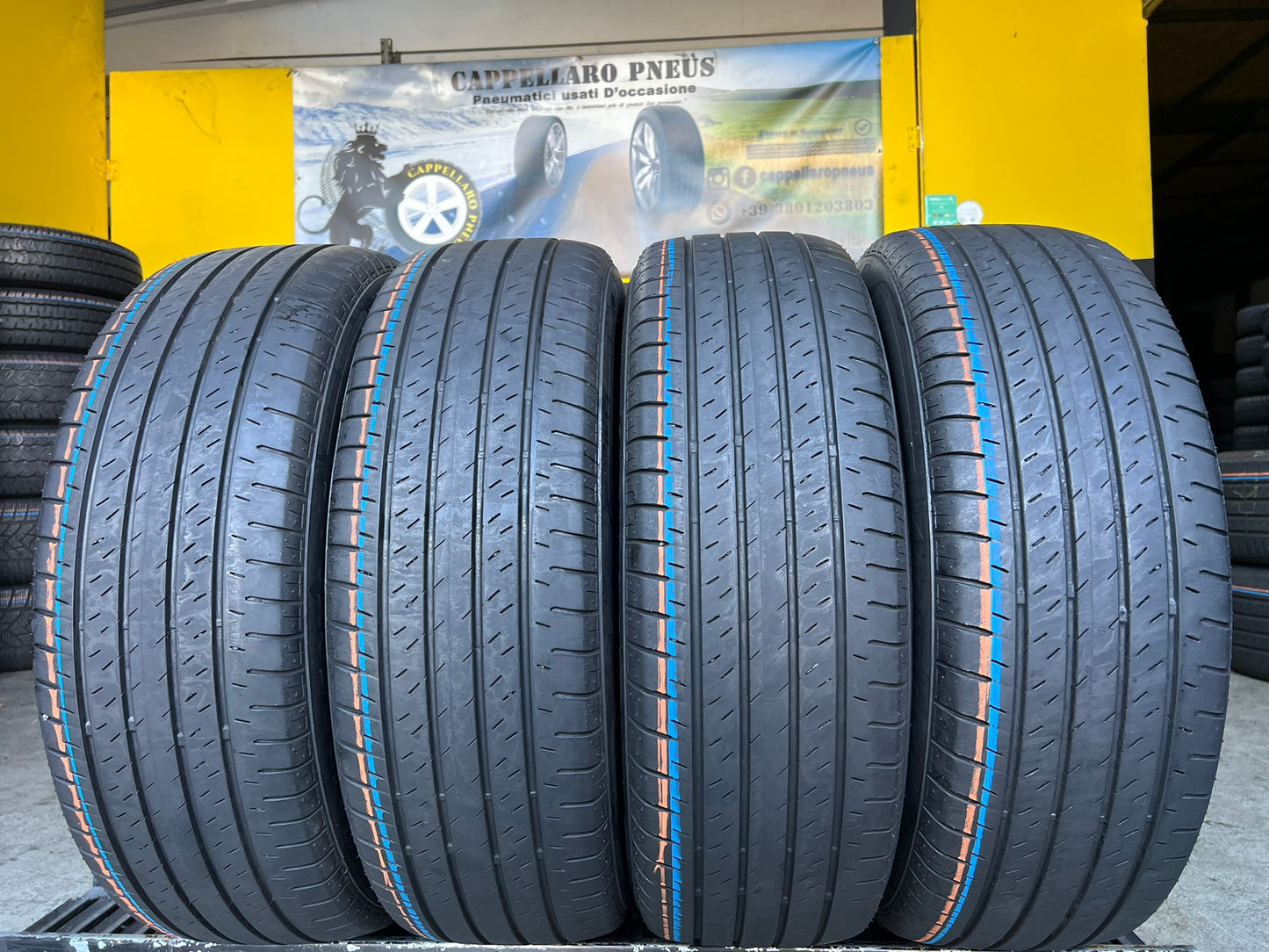 Usato: 2 Gomme 225/60R18 100H Bridgestone estive 85% residui