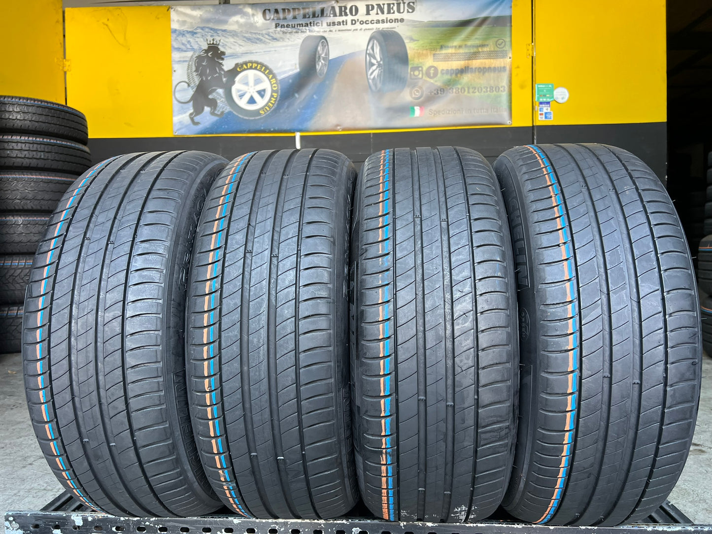 Usato: 4 Gomme 205/55R17 95W XL Michelin Primacy 3 ZP * RSC Runflat estive 90% residui