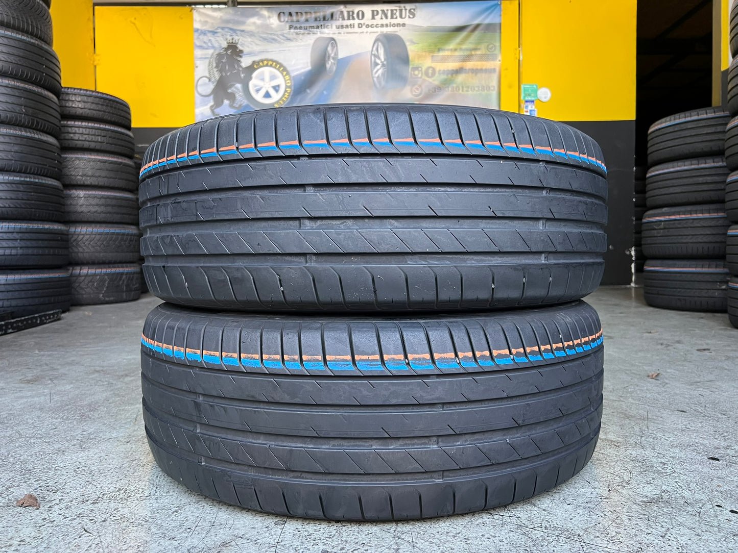 Usato: 2 Gomme 235/55R19 105V XL Nexen estive 80% residui