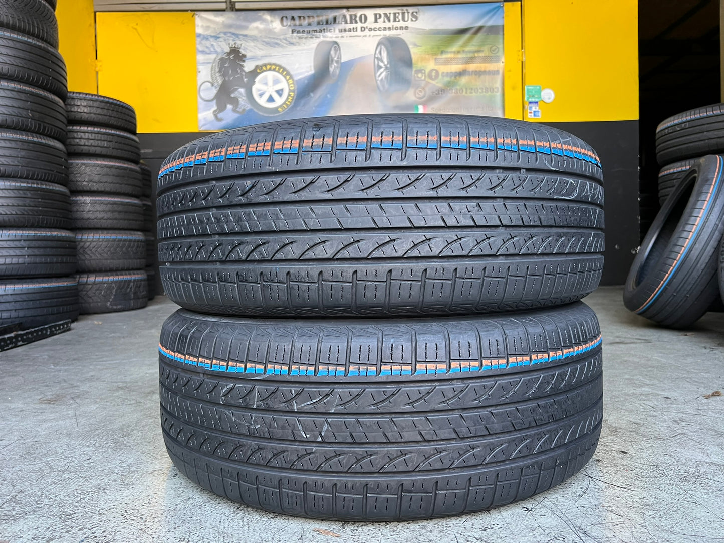 Usato: 2 Gomme 235/55R19 101V Yokohama estive 75% residui