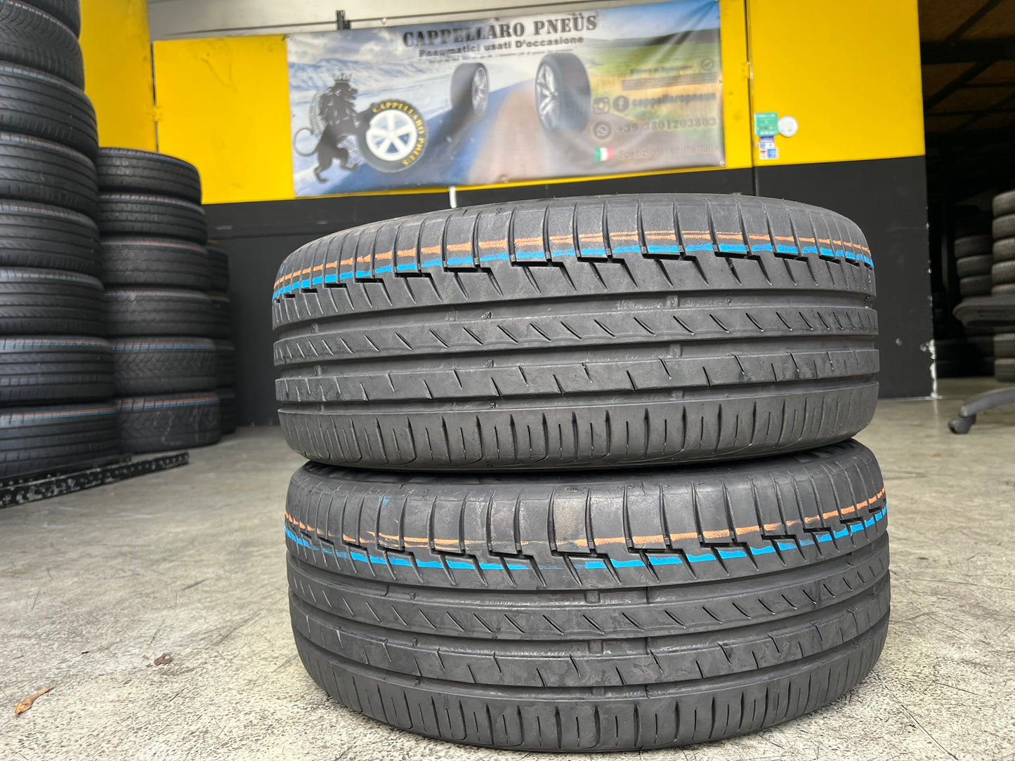 Usato: 2 Gomme 205/45R17 88W XL Continental estive 90% residui