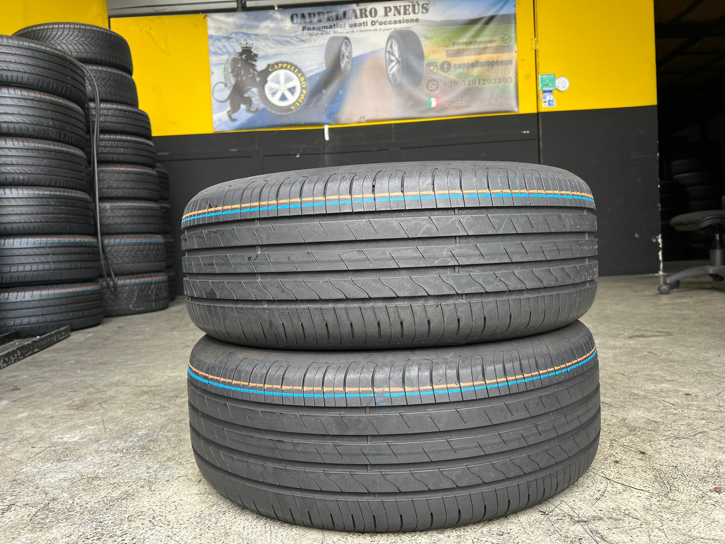 Usato: 2 Gomme 215/55R17 98W Goodyear estive 85% residui