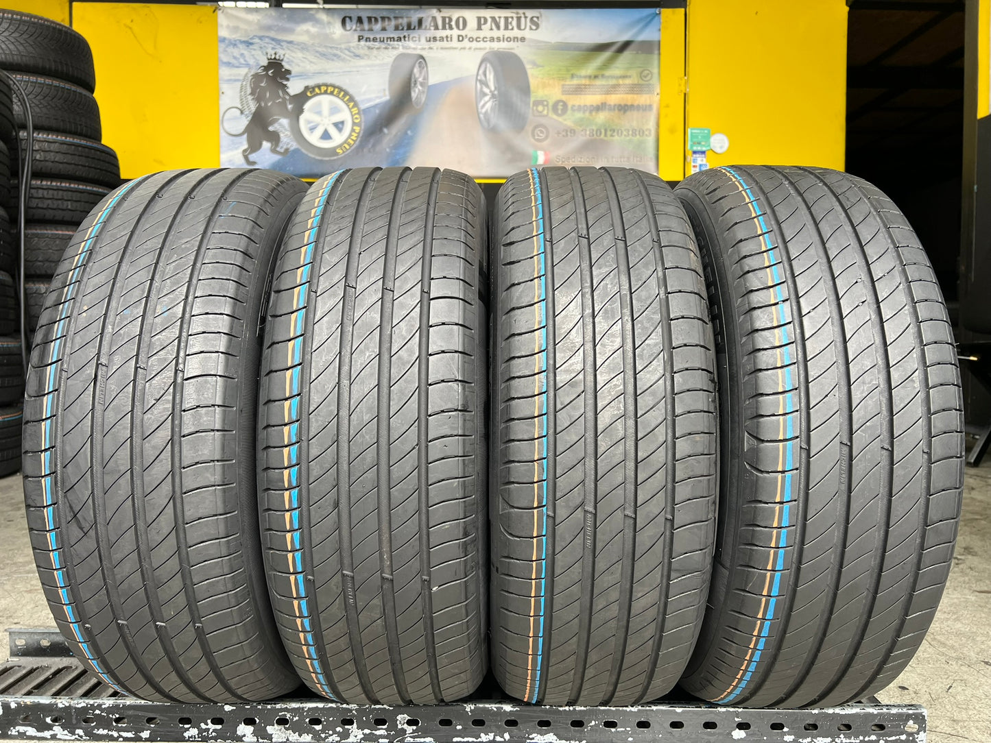 Usato: 4 Gomme 205/60R16 92H Michelin estive 90% residui