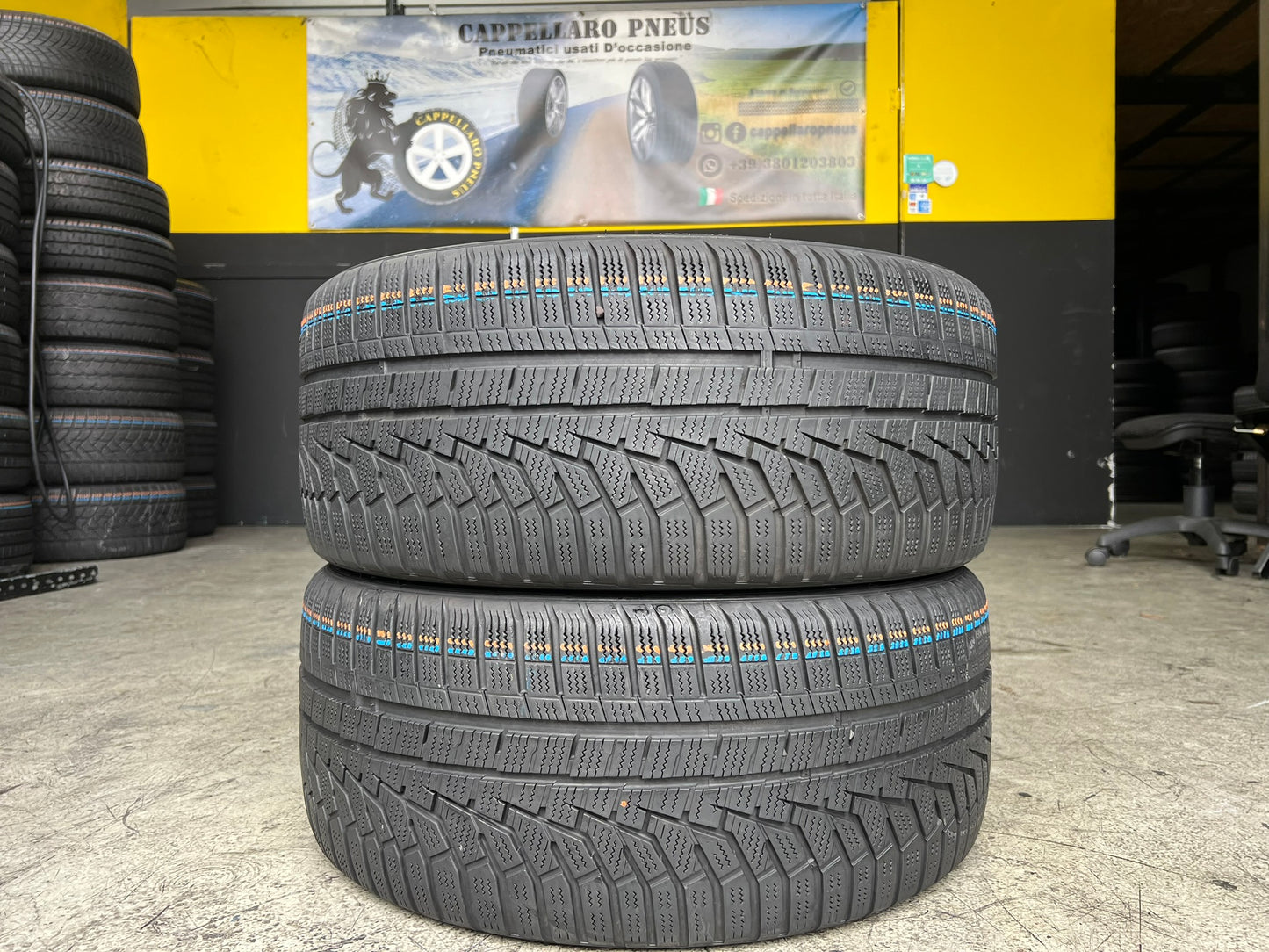 Usato: 2 Gomme 235/40R18 95V XL Hankook invernali 80% residui