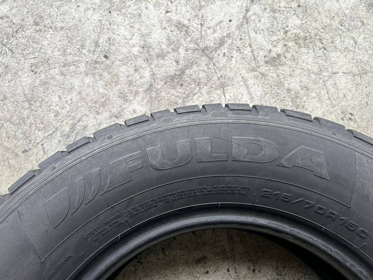 Usato: 4 Gomme 215/70R15 C 109/107S Fulda invernali 80% residui