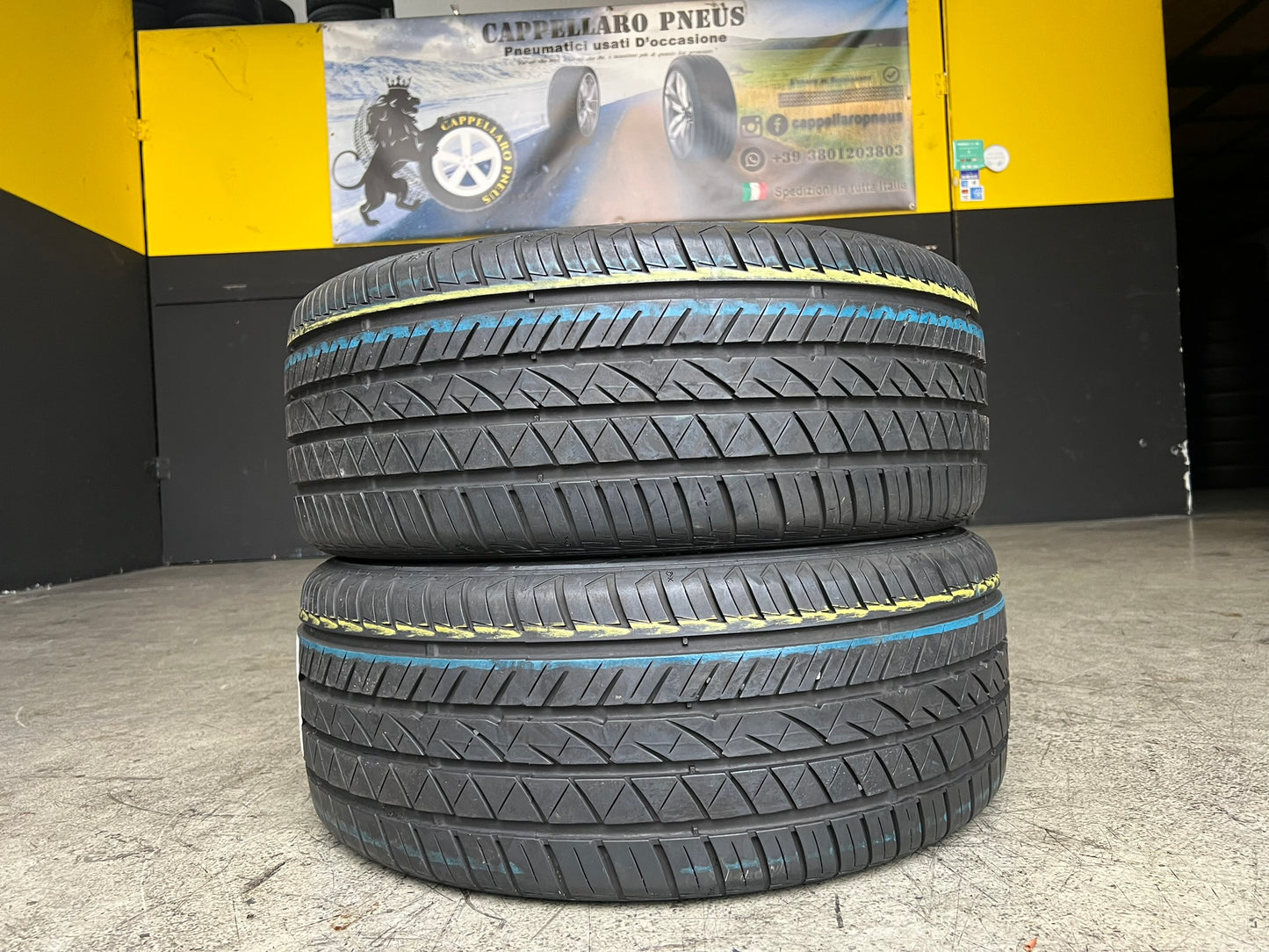 Usato: 2 Gomme 225/45R18 95Y XL FeuVert estive 90% residui