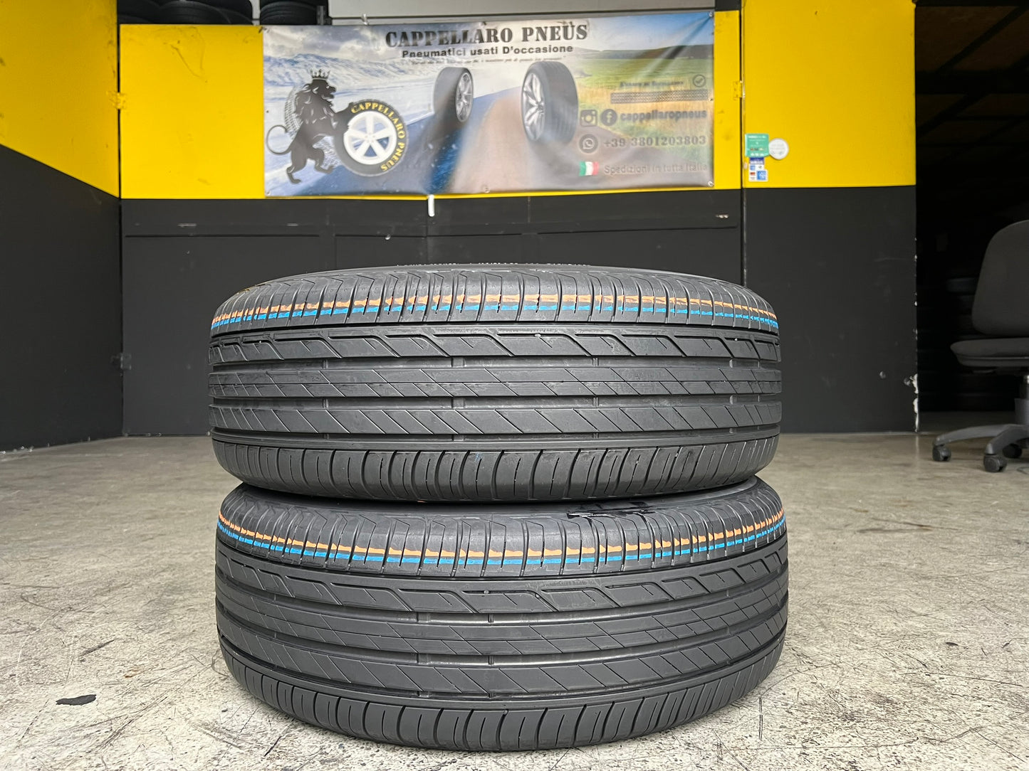 Usato: 2 Gomme 205/65R16 95W Bridgestone estive 85% residui