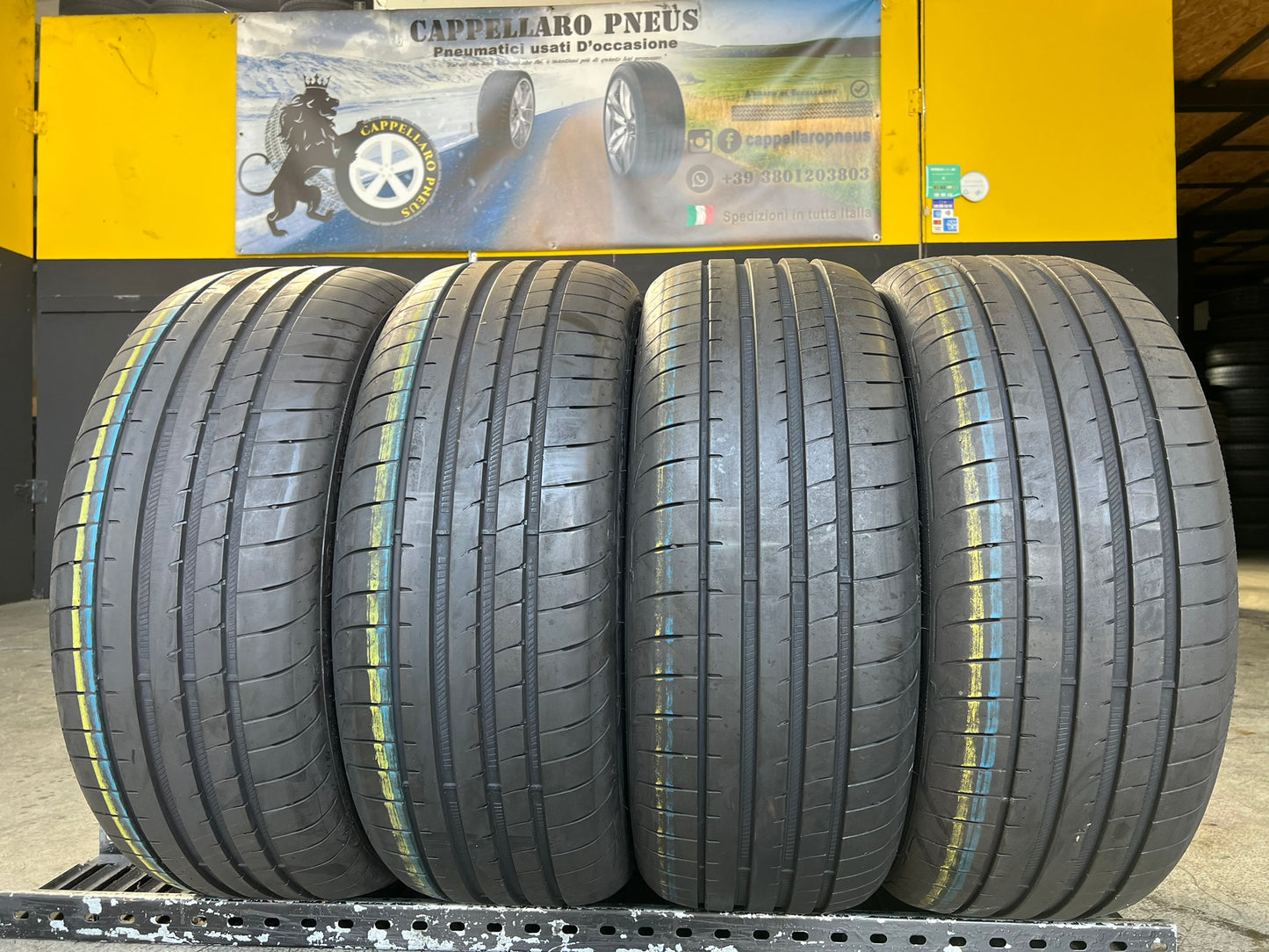 Usato: 4 Gomme 225/40R20 94Y XL Goodyear RSC estive 90% residui