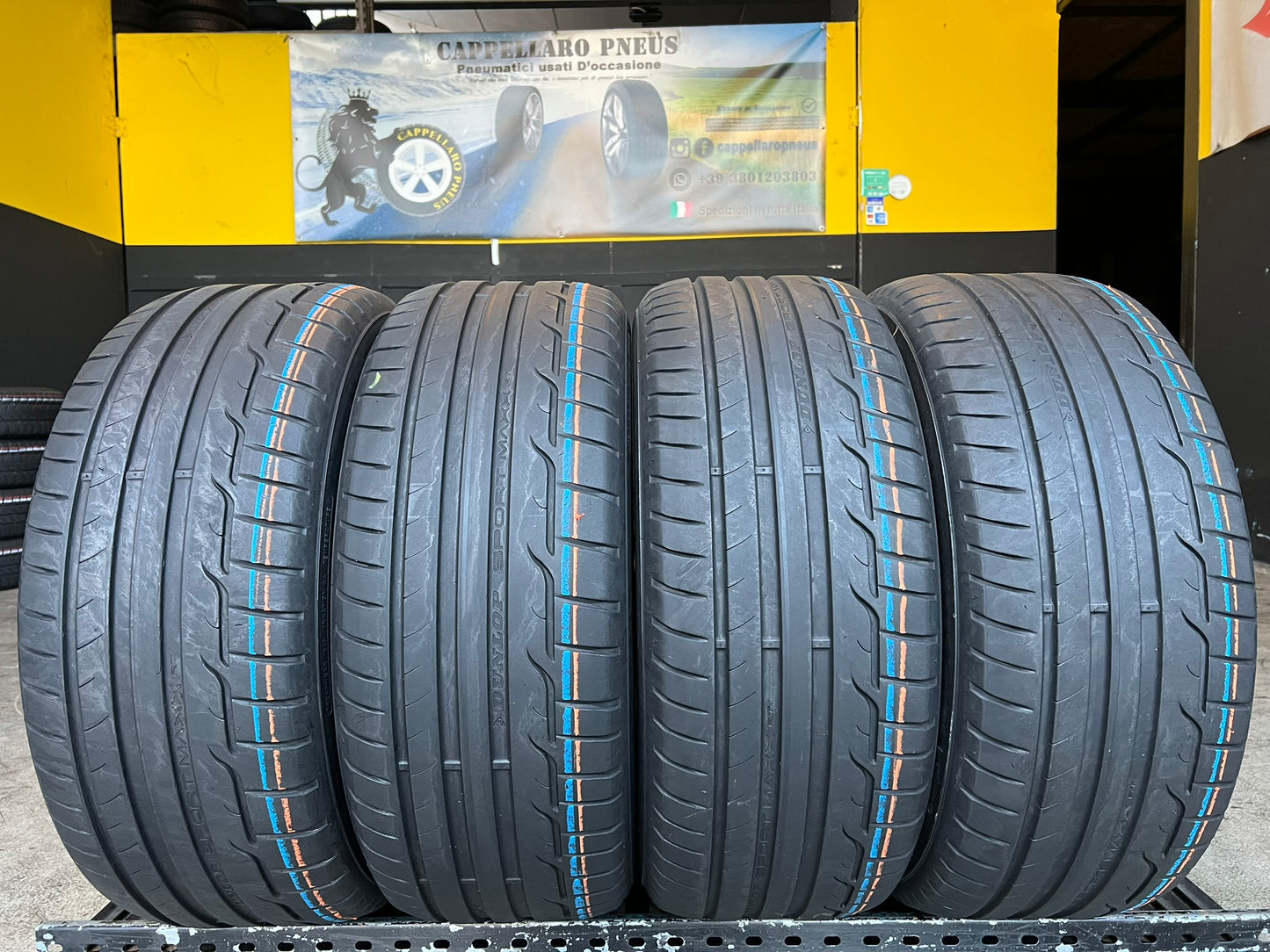 Usato: 4 Gomme 225/55R16 99Y XL Dunlop estive 80% residui