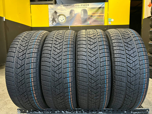 Usato: 4 Gomme 235/55R19 101H Pirelli MOE RUN FLAT invernali 95% residui