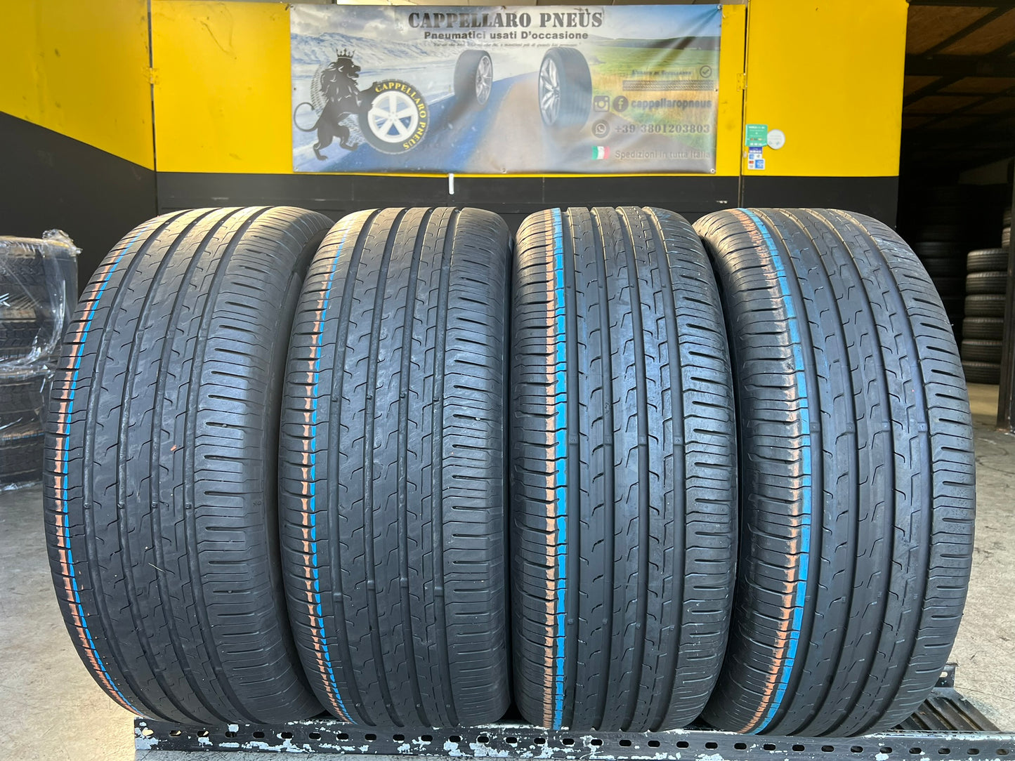 Usato: 4 Gomme 235/55R18 104V XL Continental estive 90-95% residui