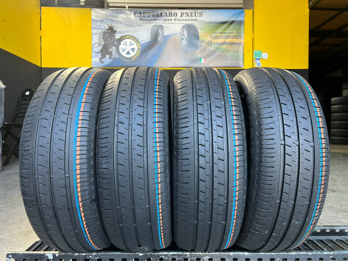 Usato: 4 Gomme 185/55R16 83V Bridgestone estive 85% residui