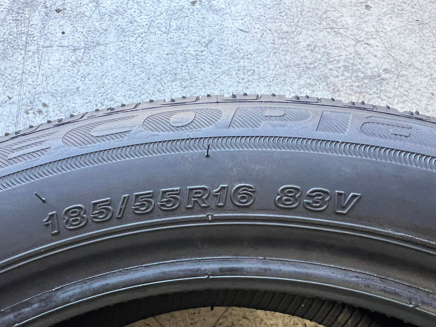 Usato: 4 Gomme 185/55R16 83V Bridgestone estive 85% residui