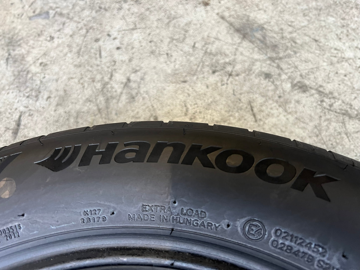 Usato: 1 Pneumatico 225/55R17 101Y XL Hankook Ventus S1 Evo 3 (*) Estivo 80% residui