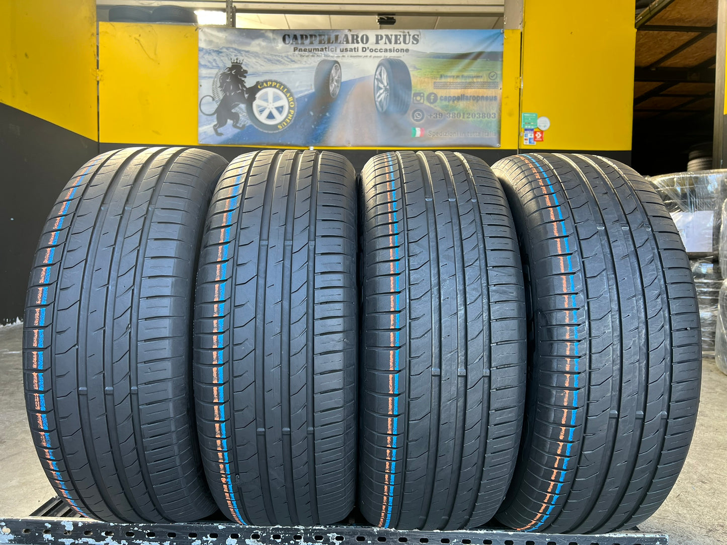 Usato: 4 Gomme 235/60R17 102H Nexen estive 80% residui