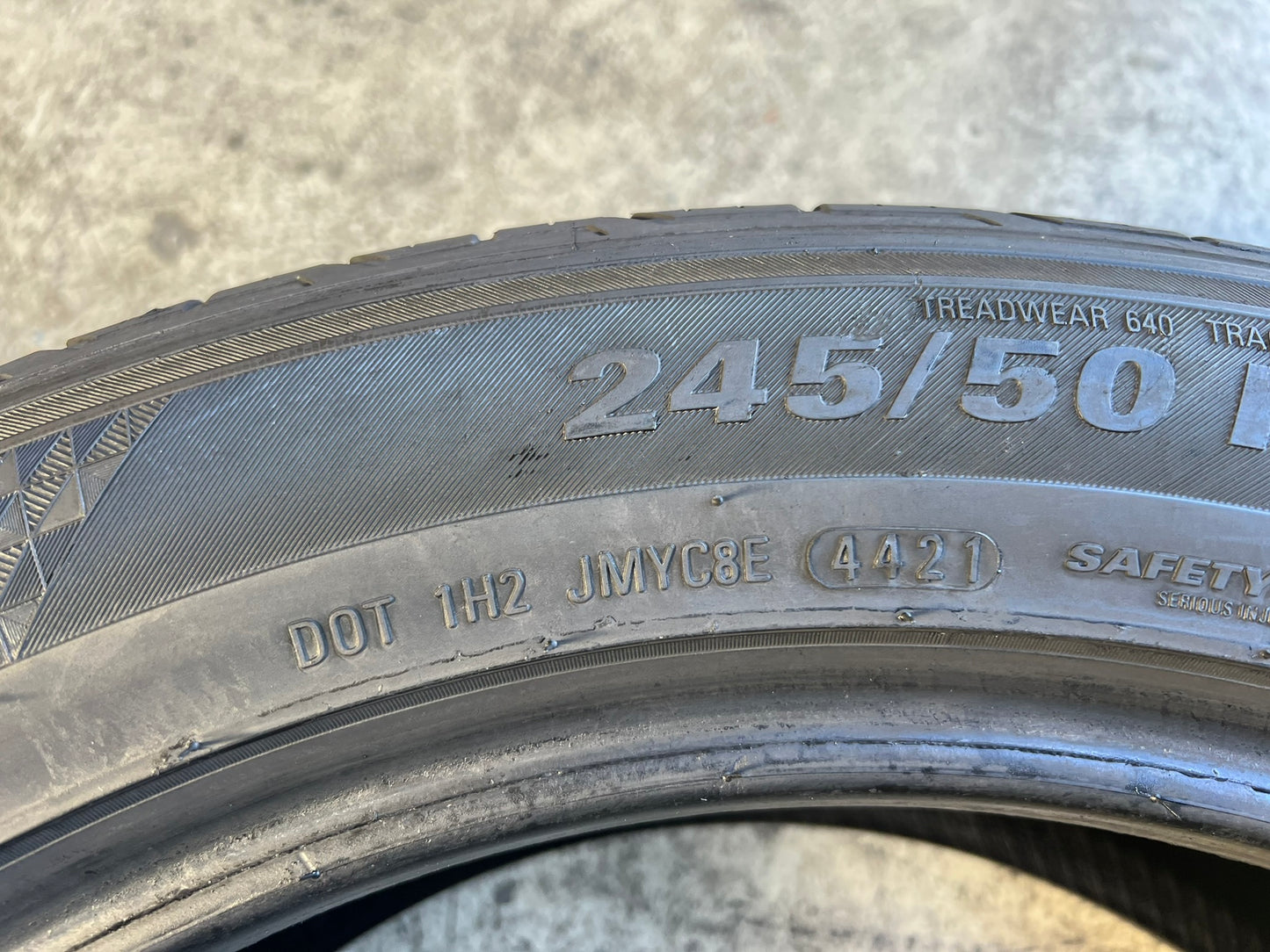 Usato: 4 Gomme 245/50R19 105V XL Kumho estive 95% residui