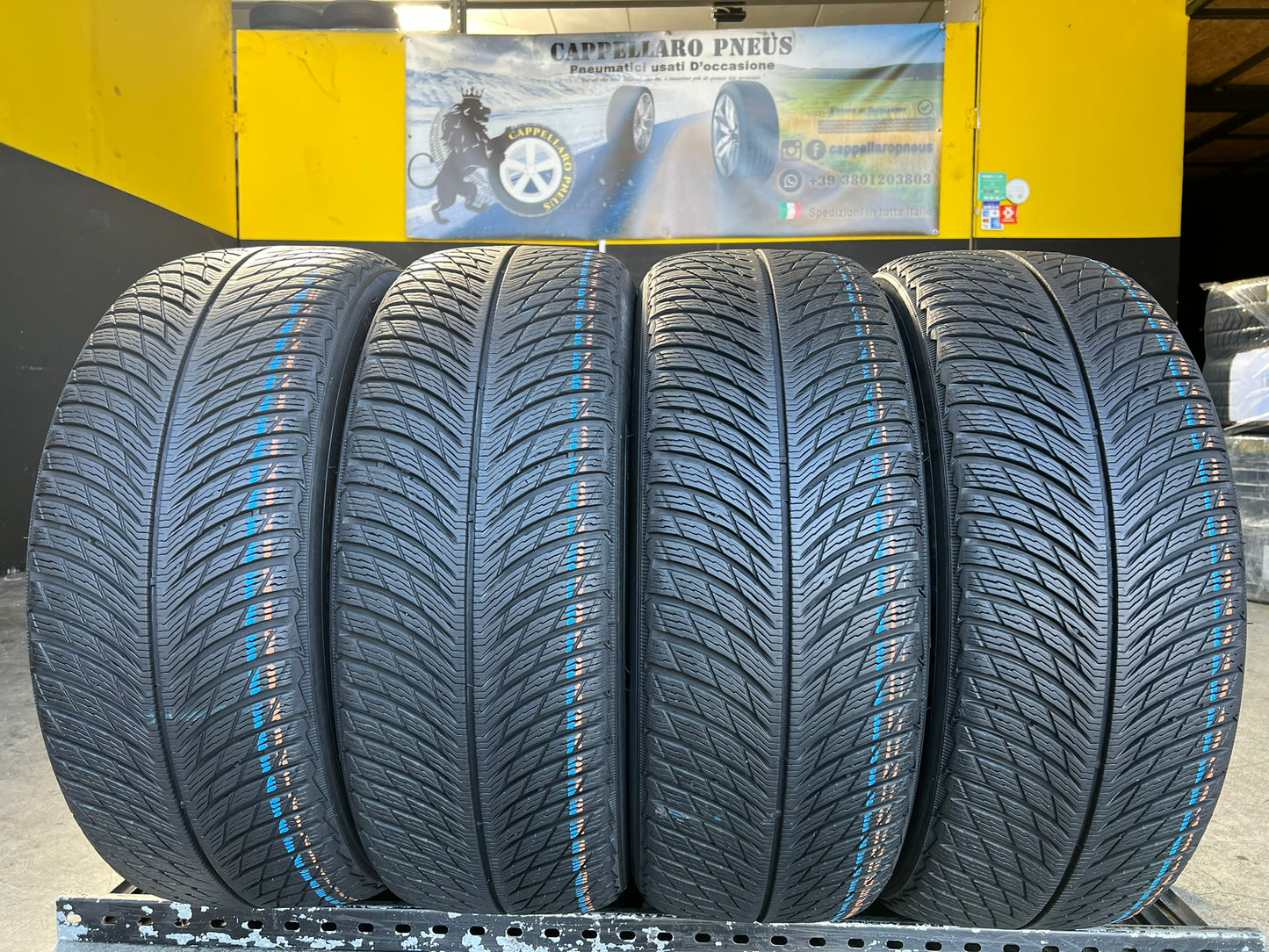 Usato: 4 Gomme 225/55R18 102V XL Michelin invernali 90% residui