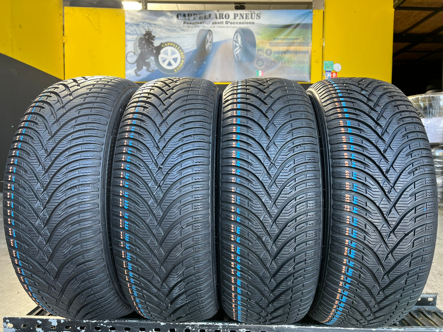 Usato: 4 Gomme 205/60R16 92H Kleber invernali 95% residui