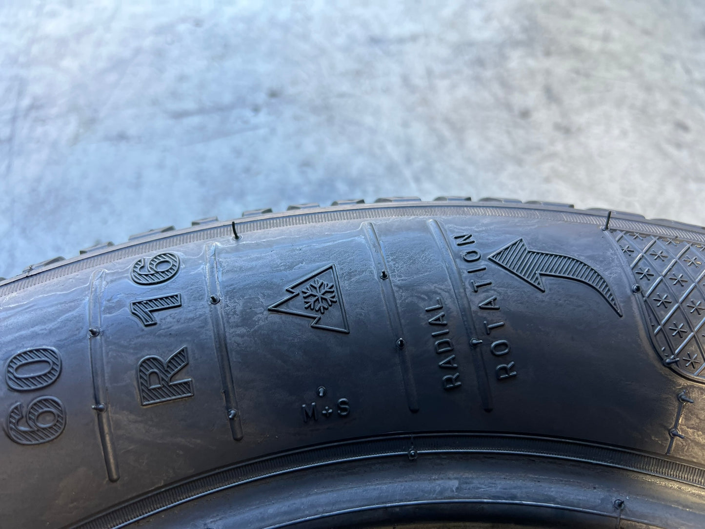 Usato: 4 Gomme 205/60R16 92H Kleber invernali 95% residui