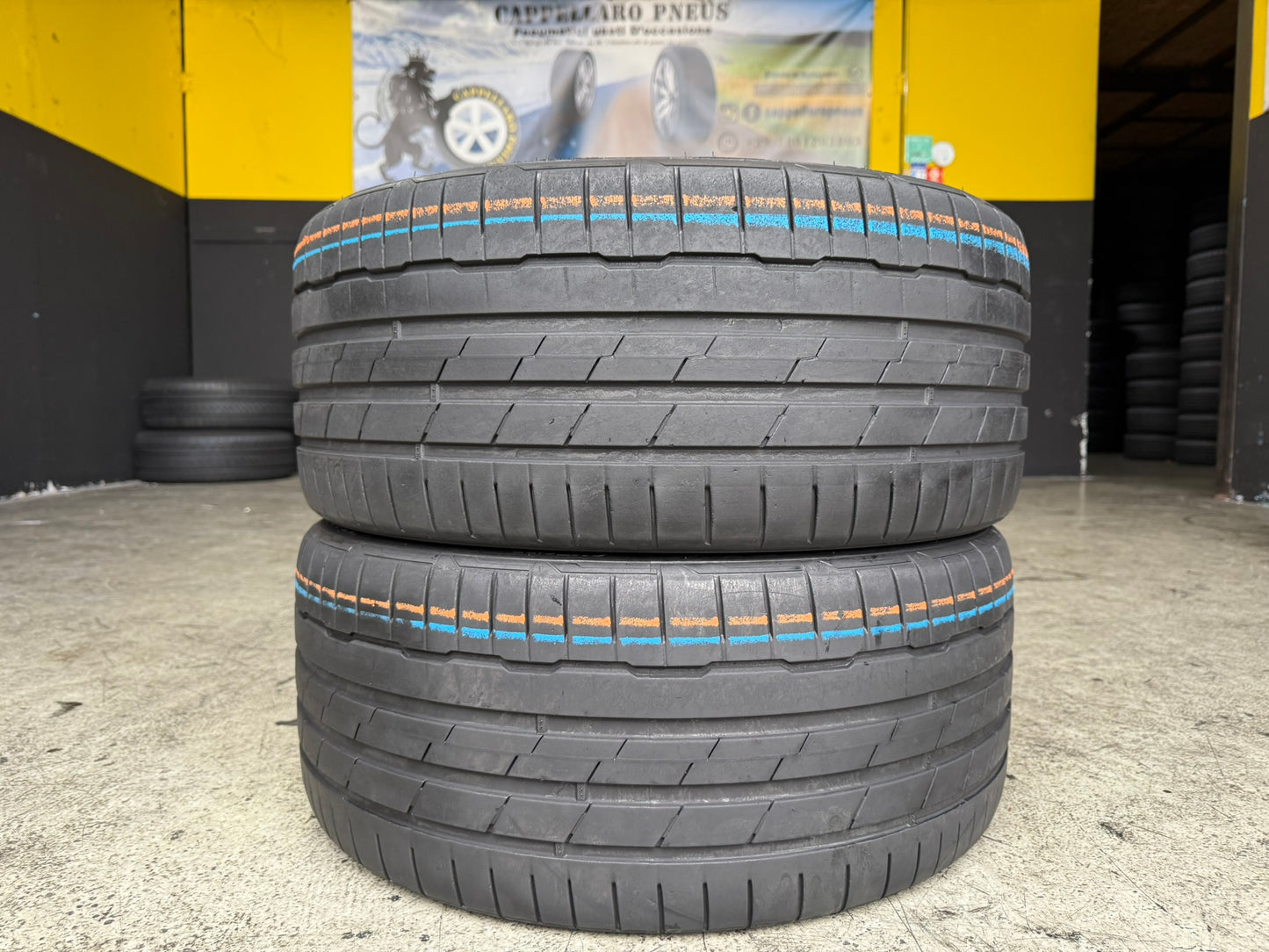 Usato: 2 Gomme 235/35R19 91Y Hankook estive 75% residui